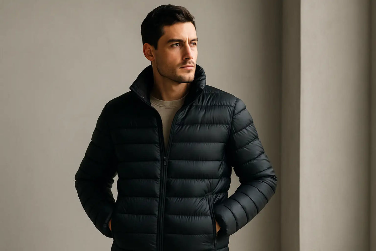 Abrigo acolchado de diseñador hombre: compra mejor