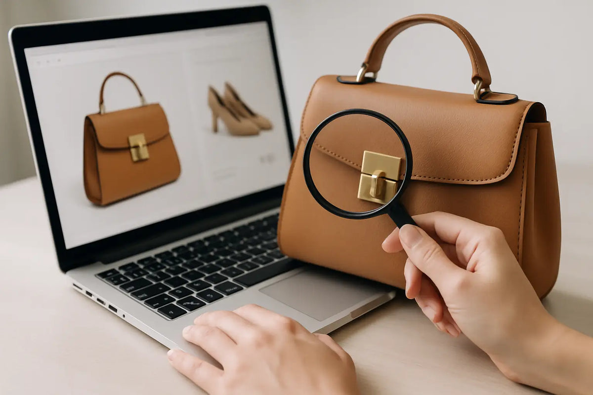 Cómo comprobar lujo auténtico al comprar online