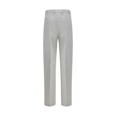 Brunello Cucinelli Gray Wool Casual Pants