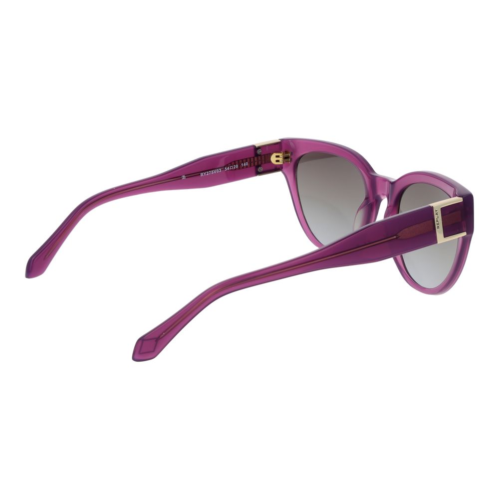 Replay Pink Plastic Sunglasses