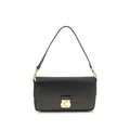 Coccinelle Black Calf Leather Bos Taurus Shoulder Bag