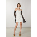 Patrizia Pepe Silver Polyamide Casual Dress
