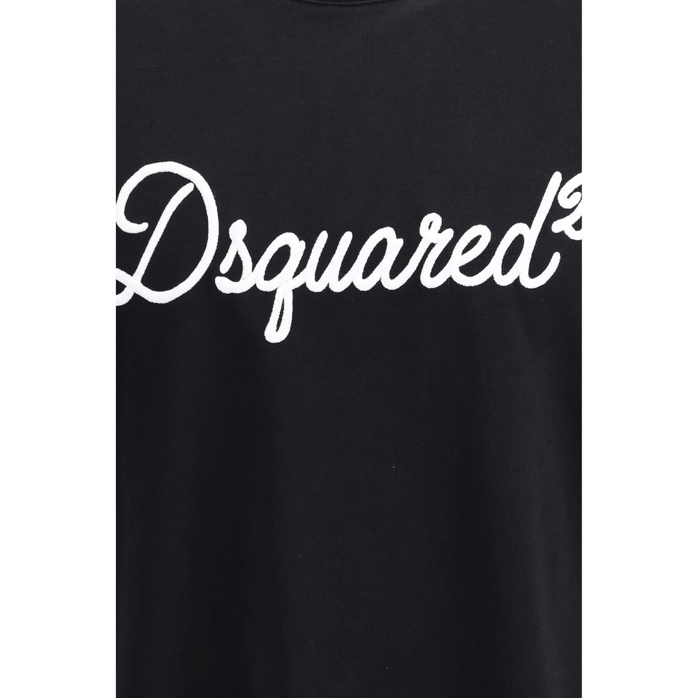 Dsquared² Black Cotton T-Shirt