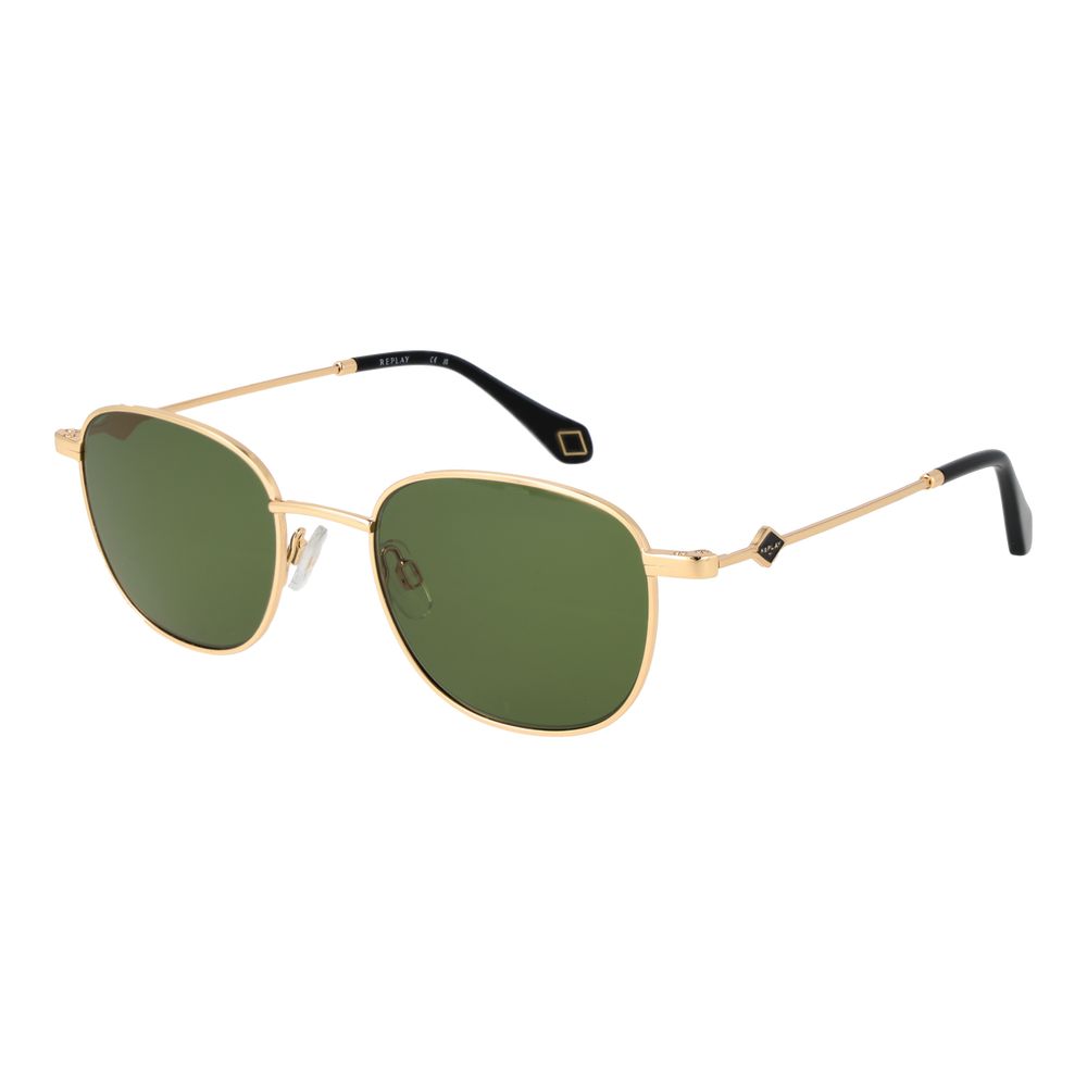 Replay Gold Metal Sunglasses