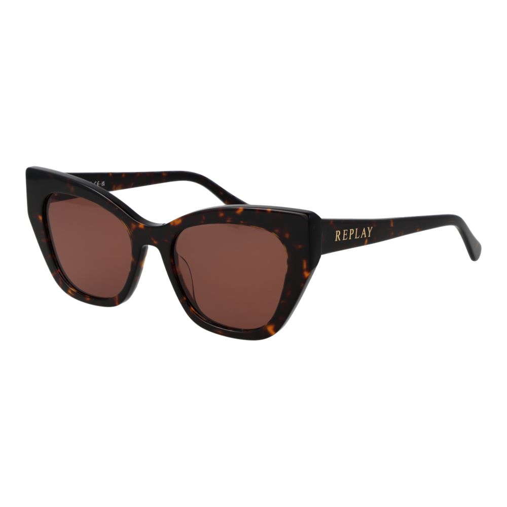 Replay Brown Plastic Sunglasses