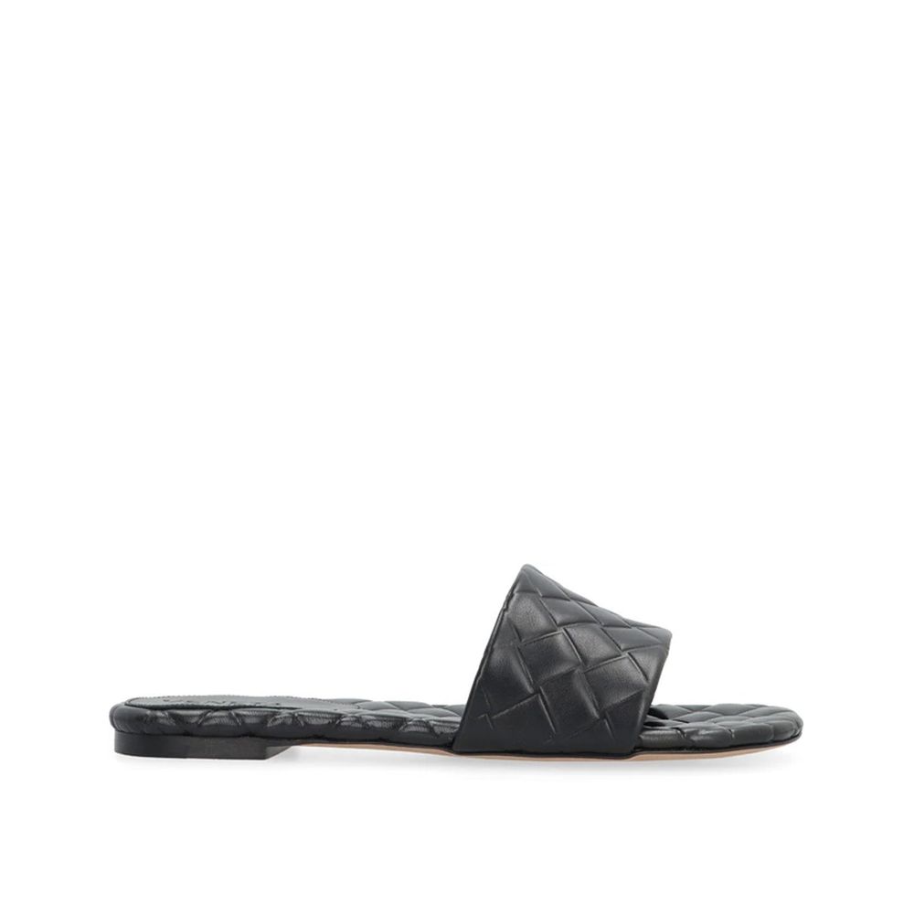 Bottega Veneta Black Lamb Leather Mules - BrandFit 88