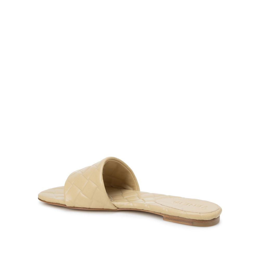 Bottega Veneta Beige Lamb Leather Sandals - BrandFit 88