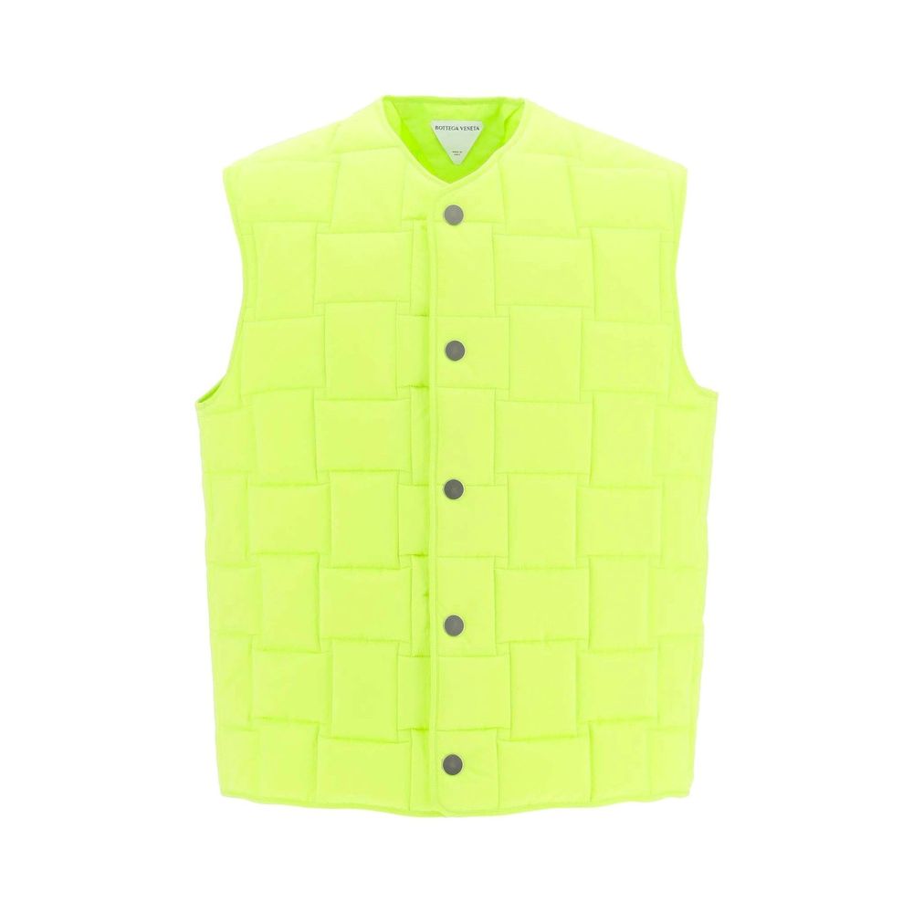 Bottega Veneta Bicolor Polyamide Sleveless Jacket - BrandFit 88