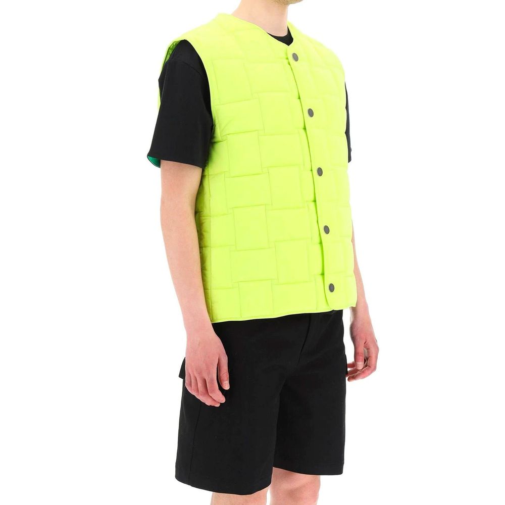 Bottega Veneta Bicolor Polyamide Sleveless Jacket - BrandFit 88