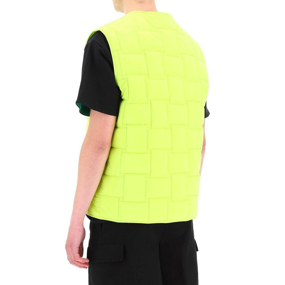 Bottega Veneta Bicolor Polyamide Sleveless Jacket - BrandFit 88