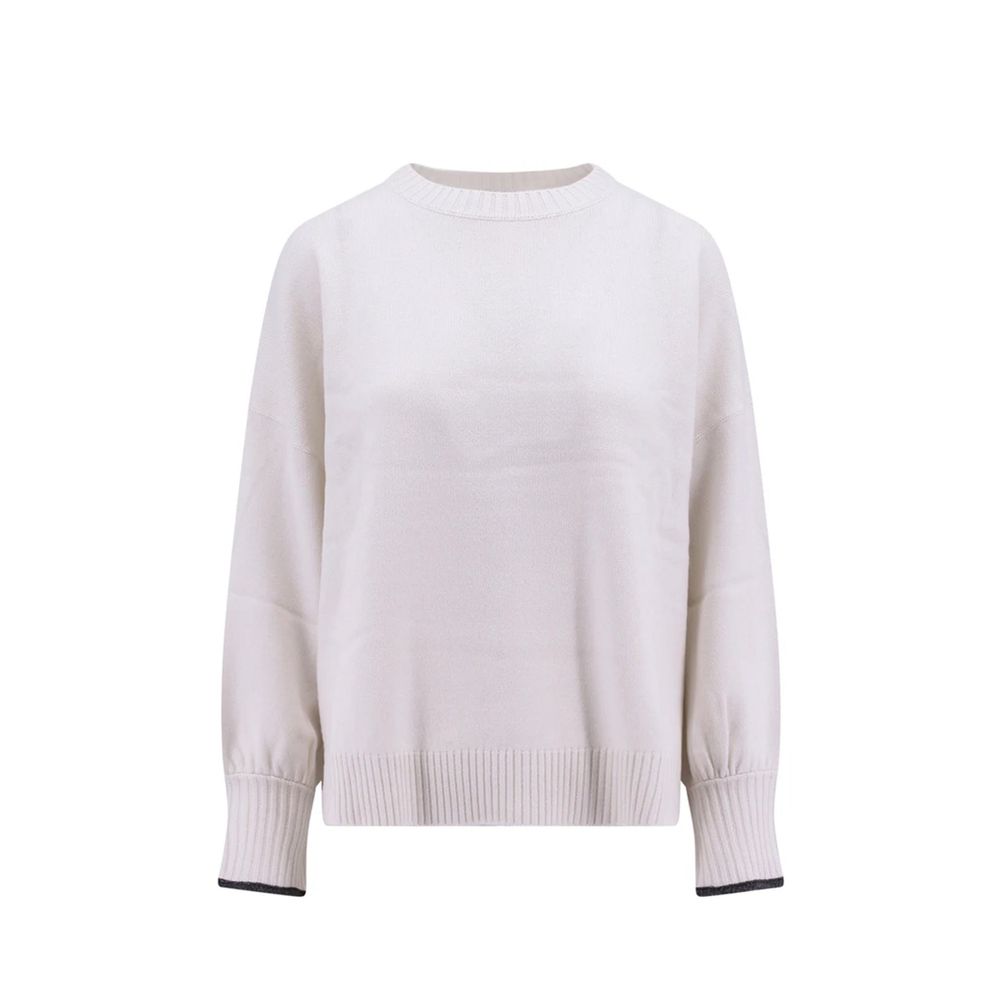 Brunello Cucinelli White Cashmere Cashmere Sweater - BrandFit 88