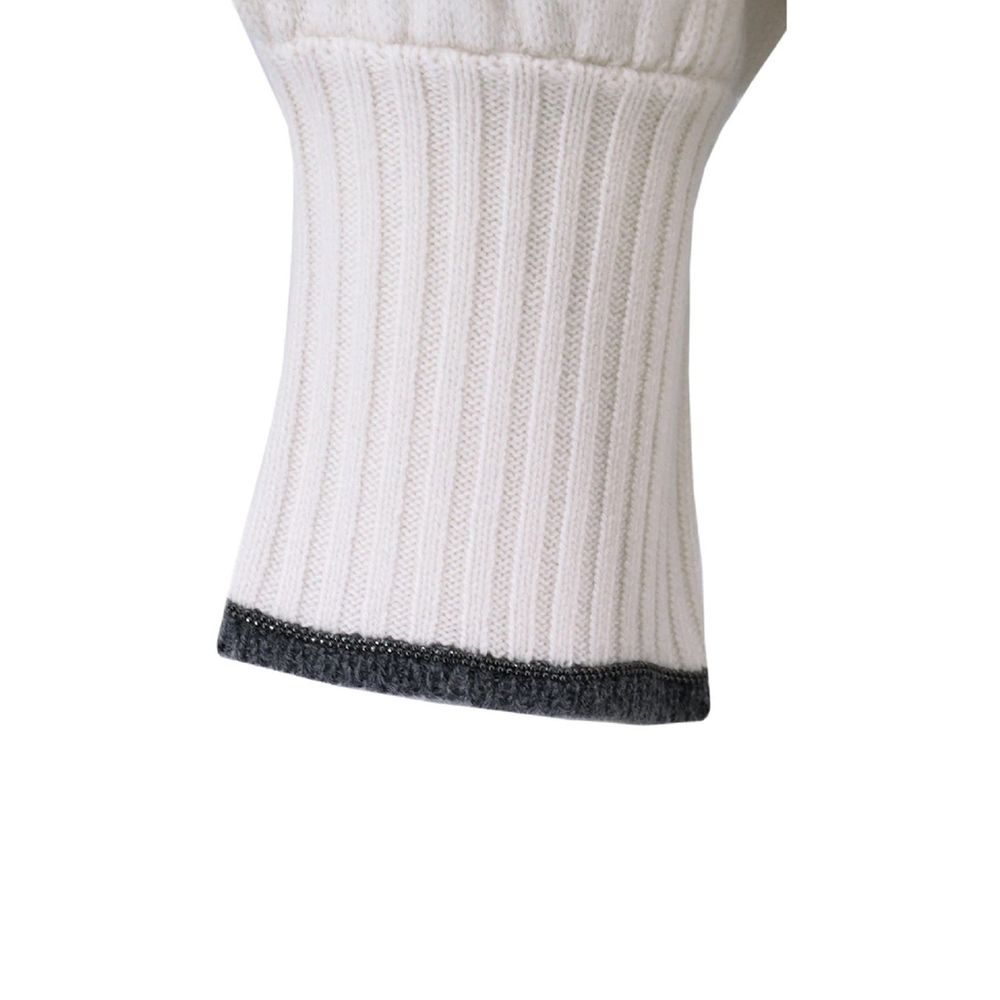 Brunello Cucinelli White Cashmere Cashmere Sweater - BrandFit 88