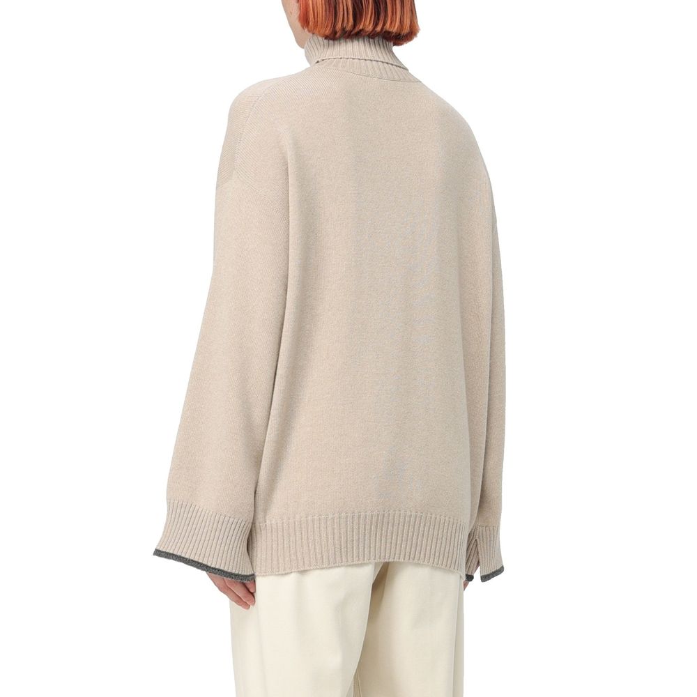 Brunello Cucinelli Beige Cashmere Cashmere Sweater - BrandFit 88