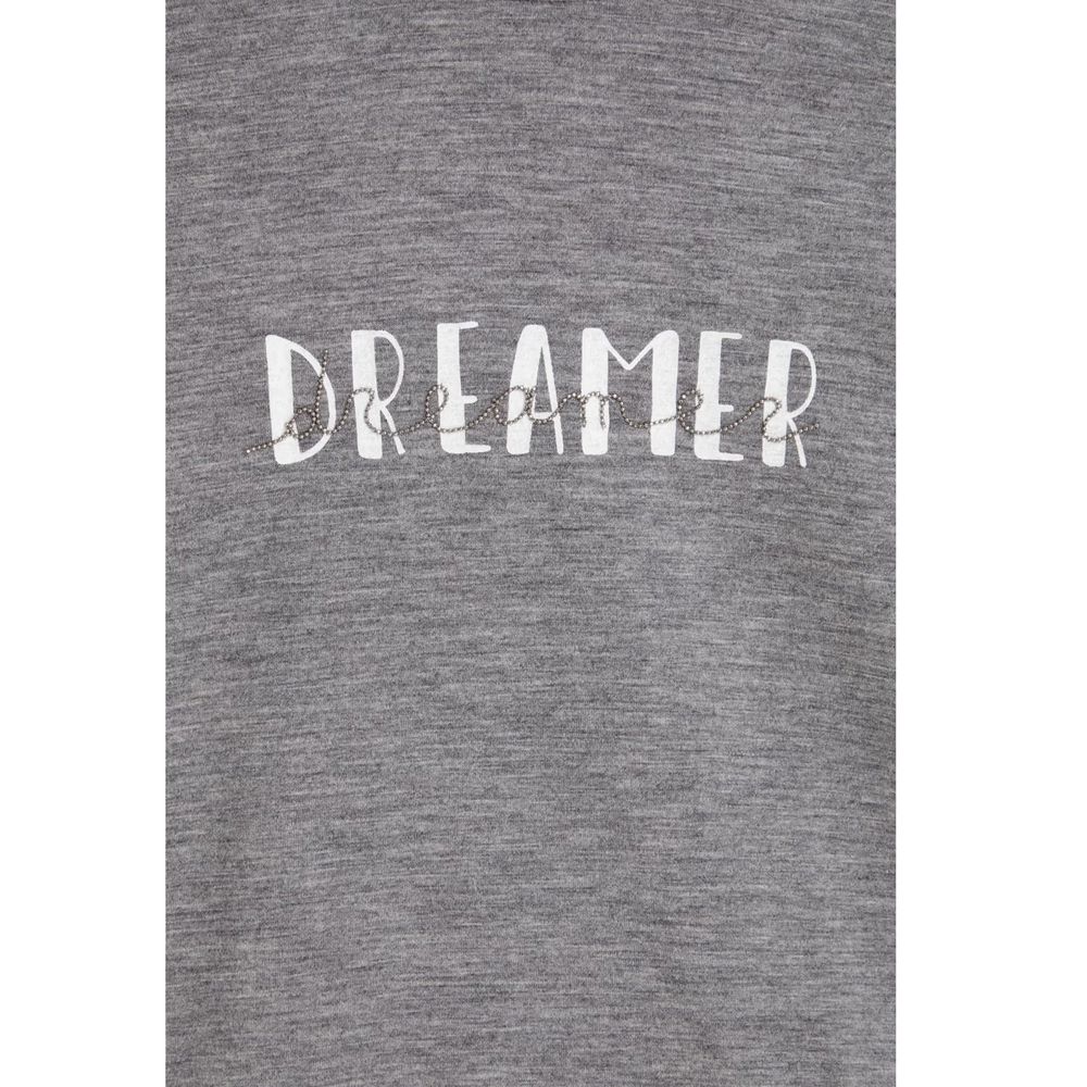 Brunello Cucinelli Gray Elastane T-Shirt - BrandFit 88