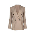 Brunello Cucinelli Beige Virgin Wool Blazer - BrandFit 88