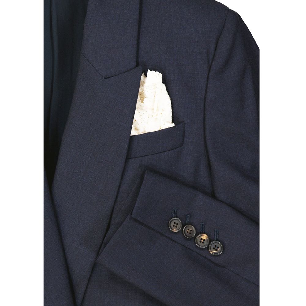 Brunello Cucinelli Blue Virgin Wool Jackets And Coat - BrandFit 88