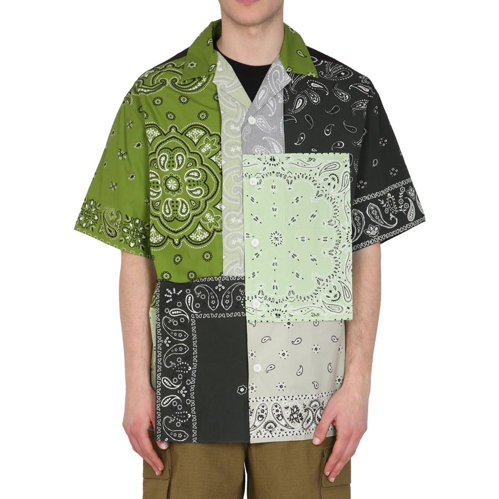 Kenzo Bicolor Cotton Shortsleeve Shirt - BrandFit 88