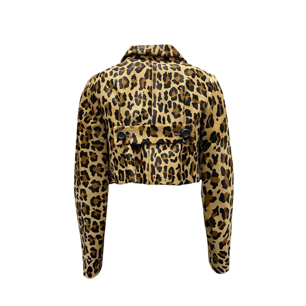 Dsquared² Brown Calfskin Coat - BrandFit 88