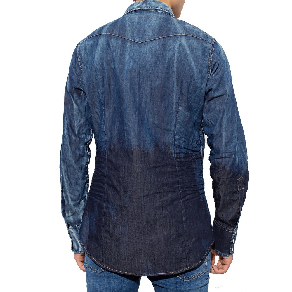 Dsquared² Blue Denim Shirt - BrandFit 88