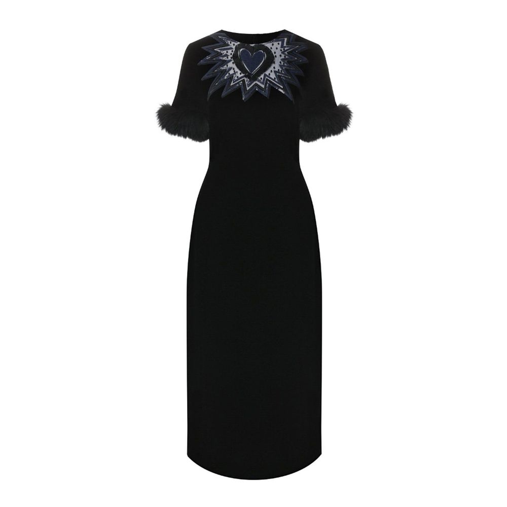 Fendi Black Viscose Cocktail Dress - BrandFit 88