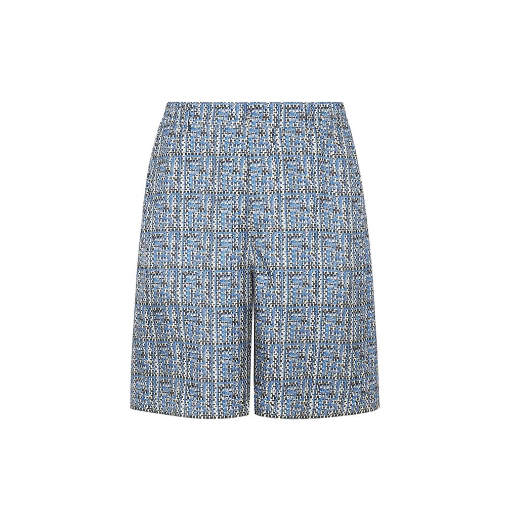 Fendi Blue Silk Shorts - BrandFit 88