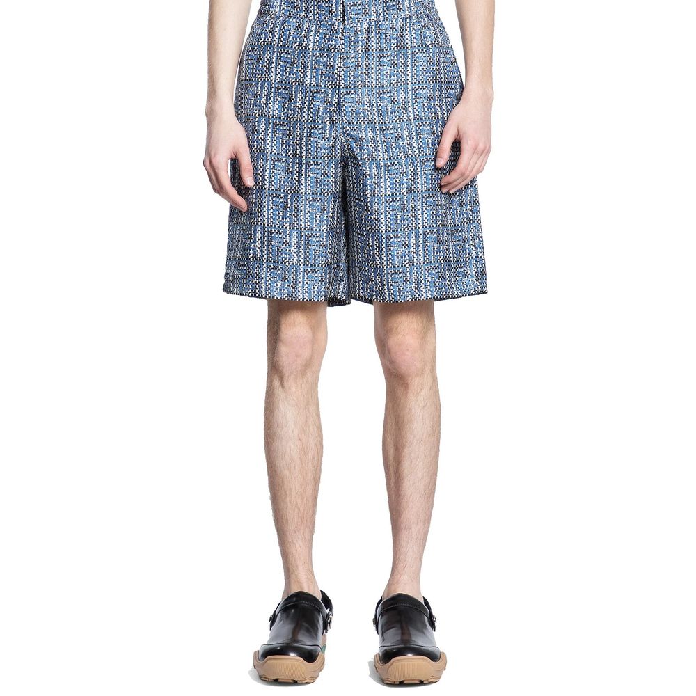 Fendi Blue Silk Shorts - BrandFit 88