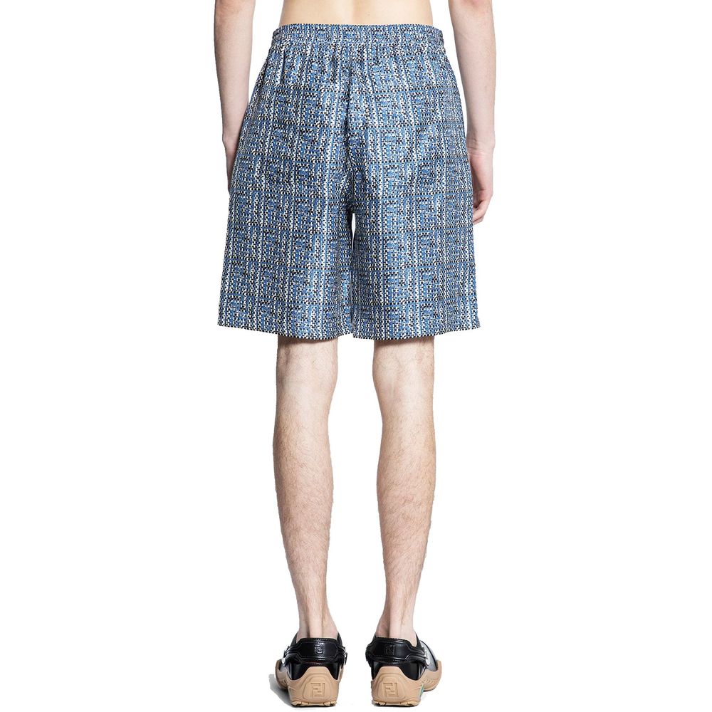 Fendi Blue Silk Shorts - BrandFit 88