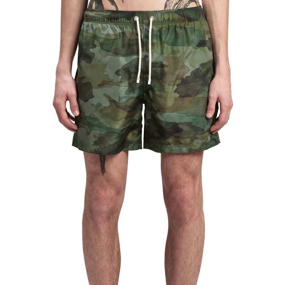 Palm Angels Bicolor Polyester Swim Shorts - BrandFit 88