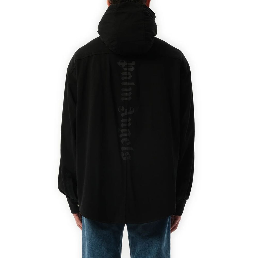 Palm Angels Black Denim Shirt - BrandFit 88