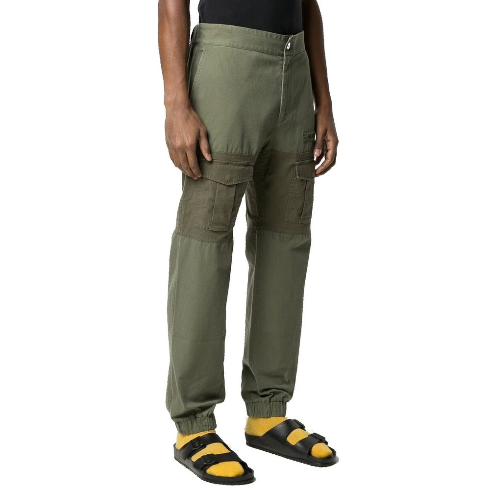 Palm Angels Bicolor Cotton Cargo Pants - BrandFit 88