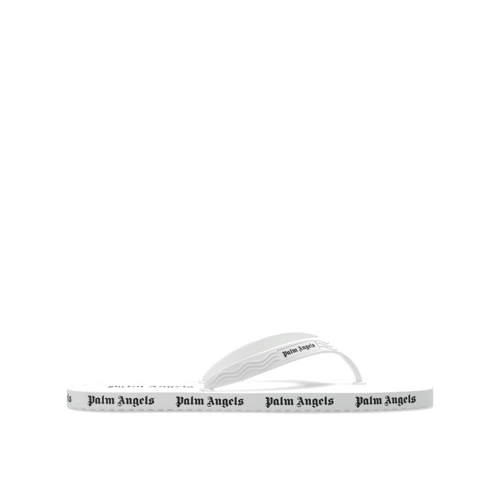 Palm Angels White Rubber Slides - BrandFit 88
