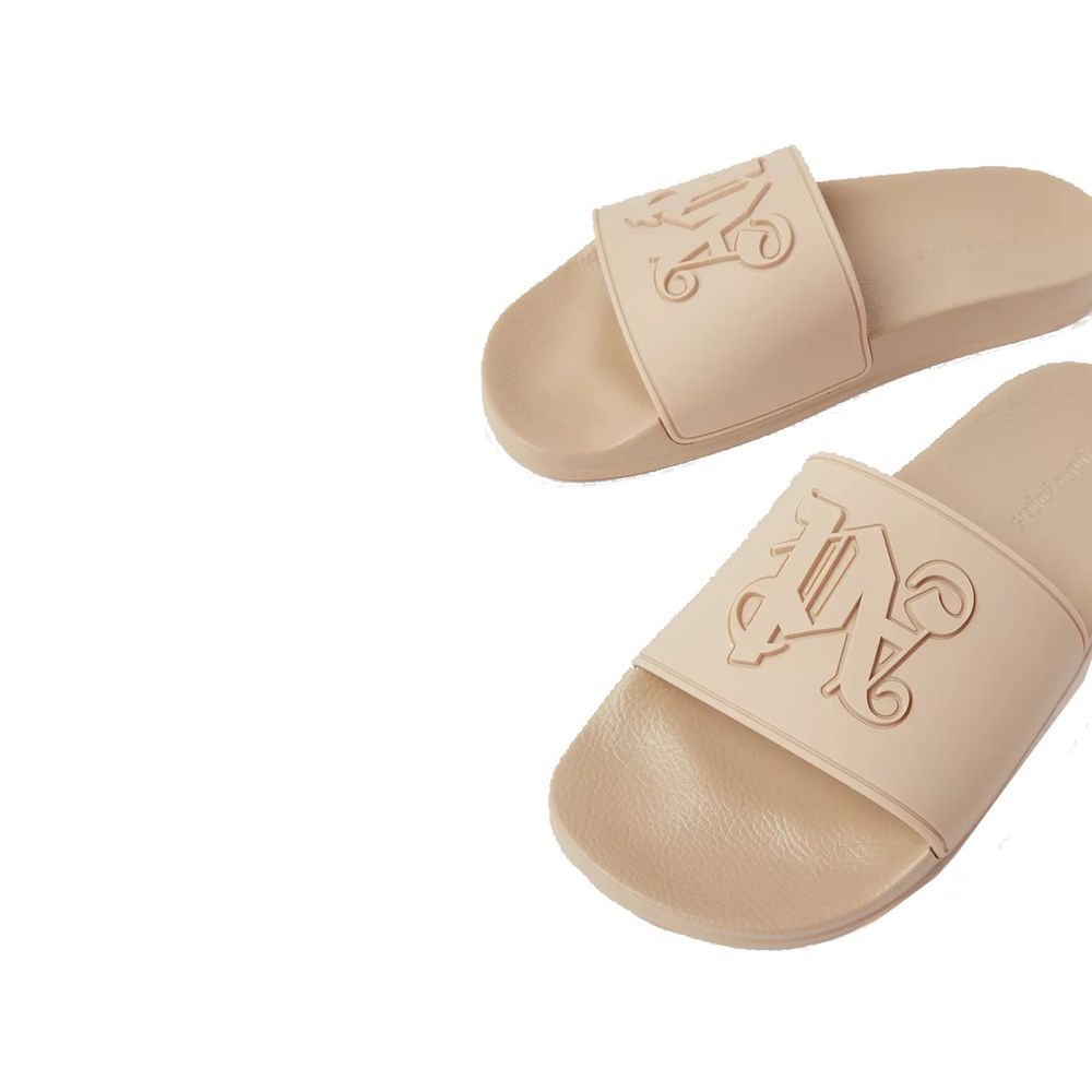 Palm Angels Beige Rubber Slides - BrandFit 88