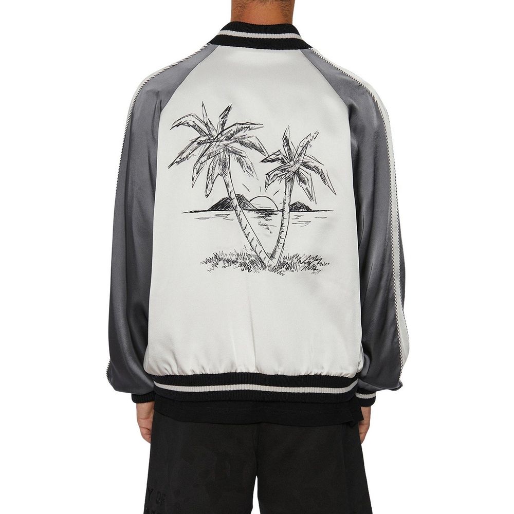 Palm Angels Gray Acetate Bomber - BrandFit 88