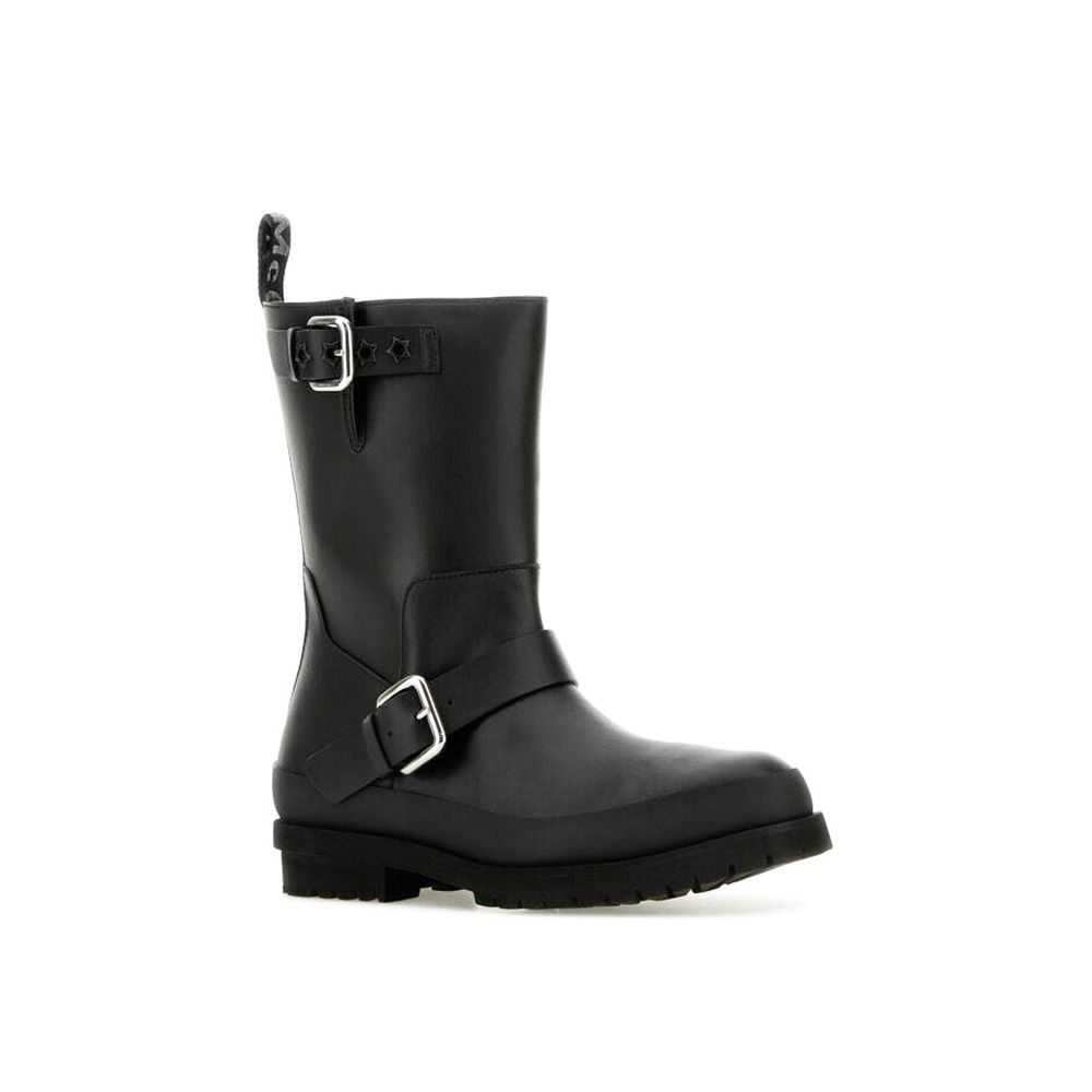 Stella McCartney Black Polyester Lace-Up Boots - BrandFit 88