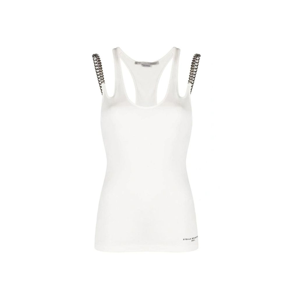 Stella McCartney White Cotton Tank Tops - BrandFit 88