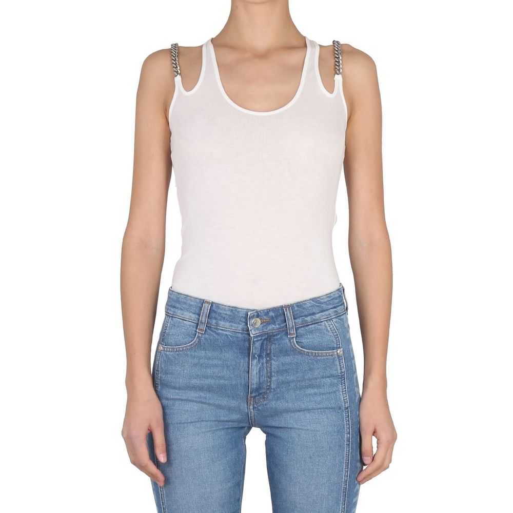 Stella McCartney White Cotton Tank Tops - BrandFit 88
