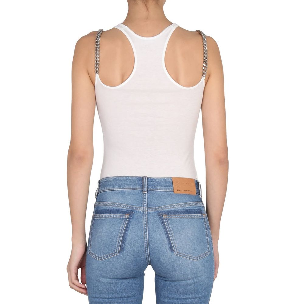 Stella McCartney White Cotton Tank Tops - BrandFit 88