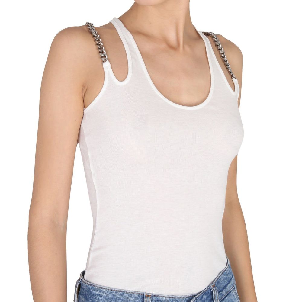 Stella McCartney White Cotton Tank Tops - BrandFit 88