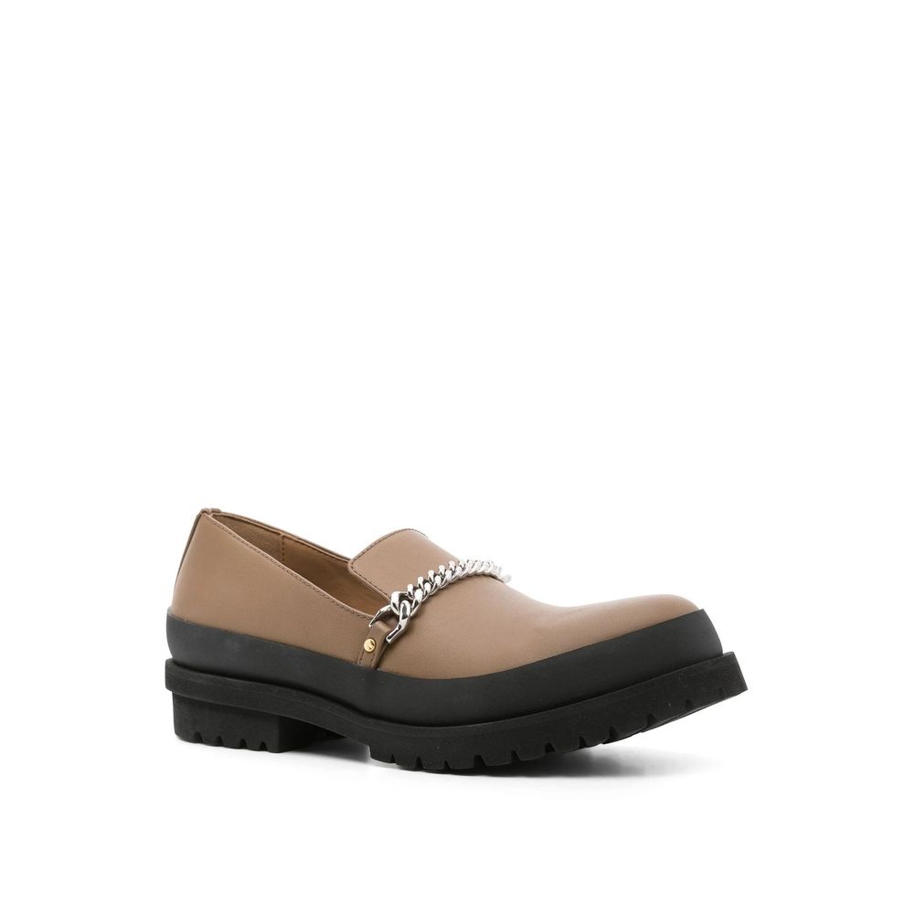 Stella McCartney Brown Vegan Leather Slip-On Loafers - BrandFit 88