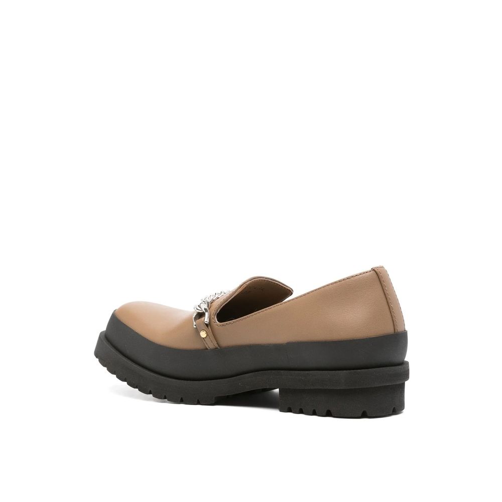 Stella McCartney Brown Vegan Leather Slip-On Loafers - BrandFit 88