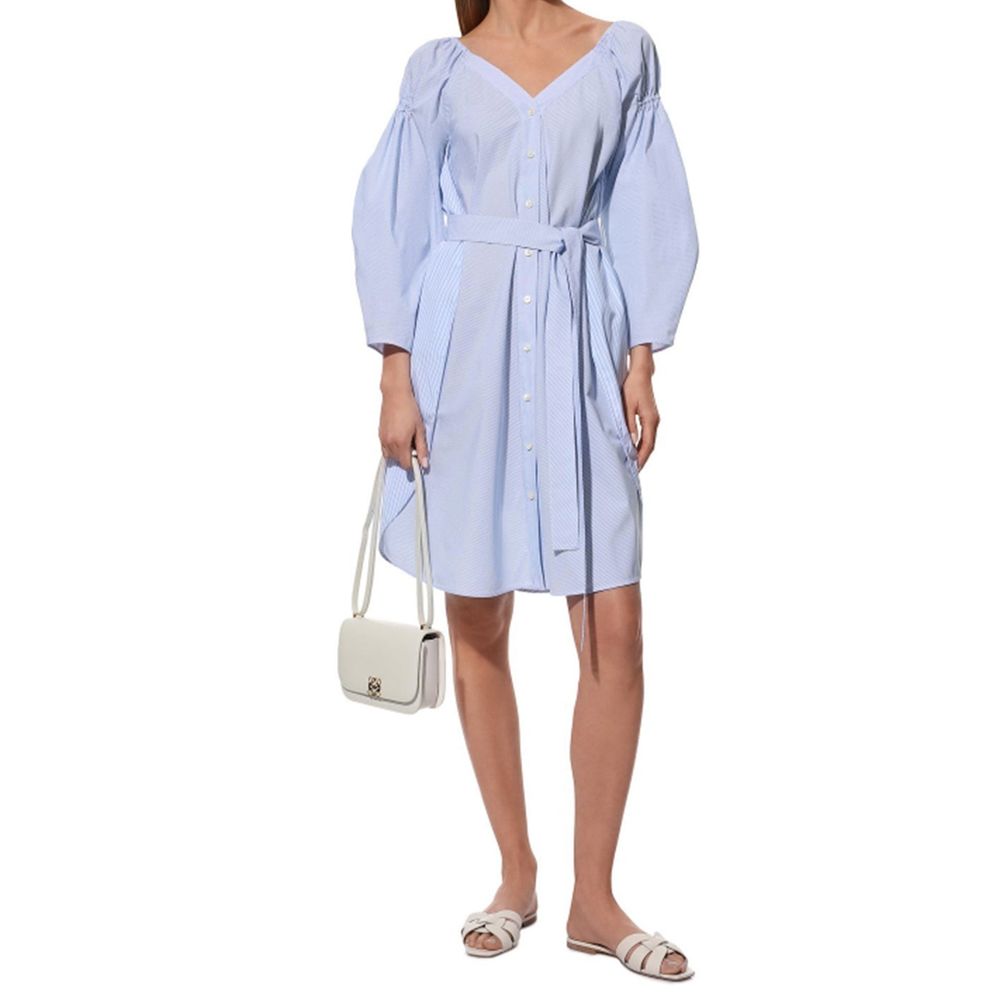 Stella McCartney Blue Cotton Casual Dress - BrandFit 88