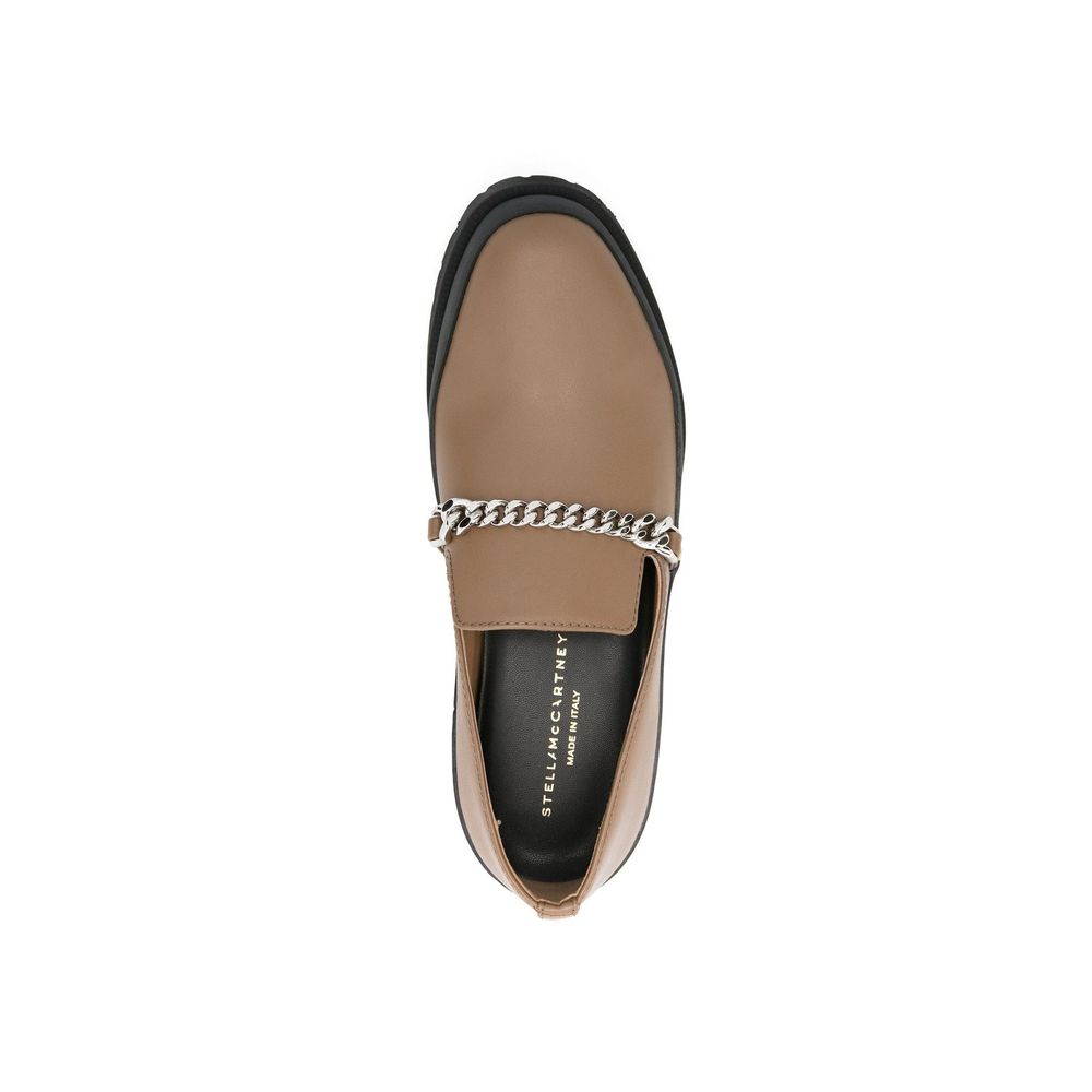 Stella McCartney Brown Vegan Leather Slip-On Loafers - BrandFit 88