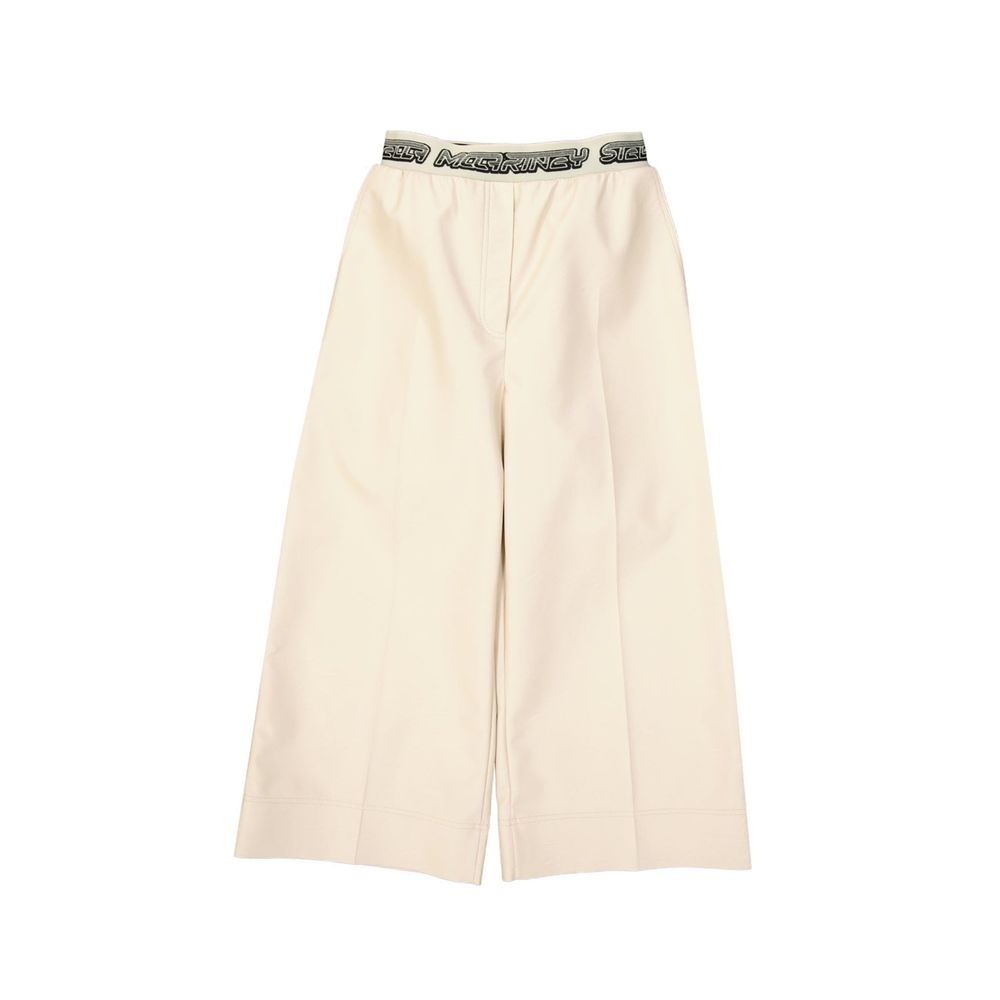 Stella McCartney Beige Viscose Cropped Pants - BrandFit 88