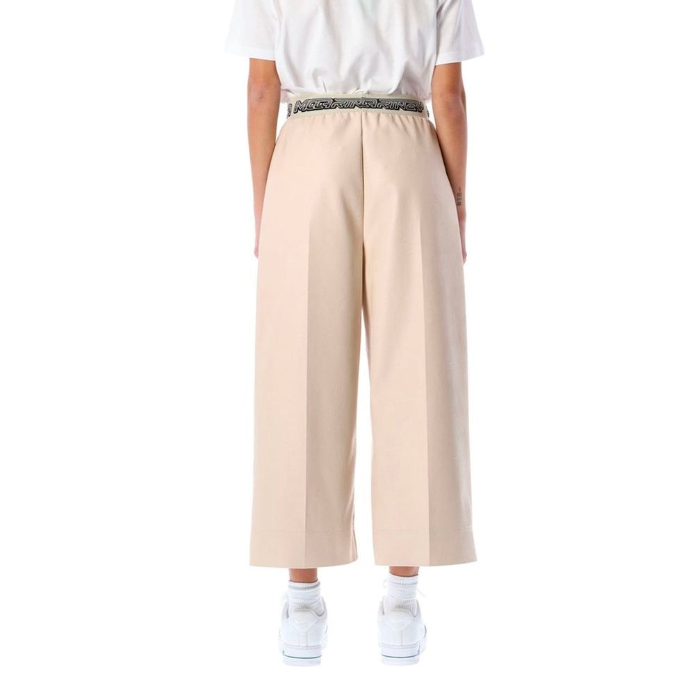 Stella McCartney Beige Viscose Cropped Pants - BrandFit 88