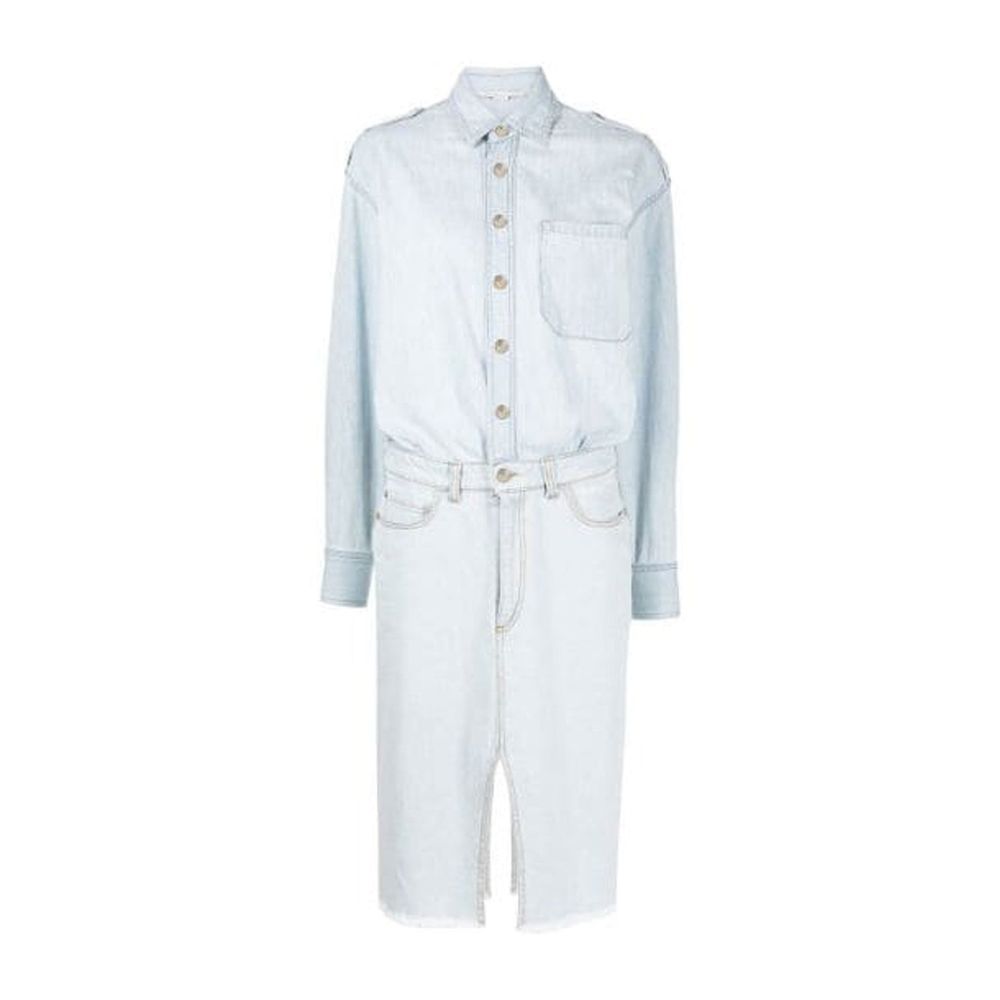 Stella McCartney Blue Cotton Casual Dress - BrandFit 88