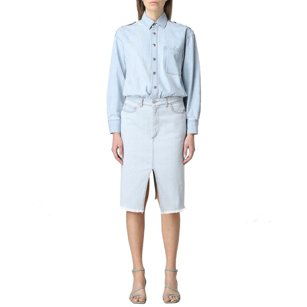 Stella McCartney Blue Cotton Casual Dress - BrandFit 88