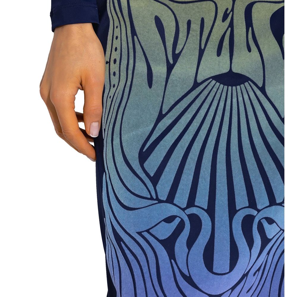 Stella McCartney Blue Polyamide Midi Skirt - BrandFit 88