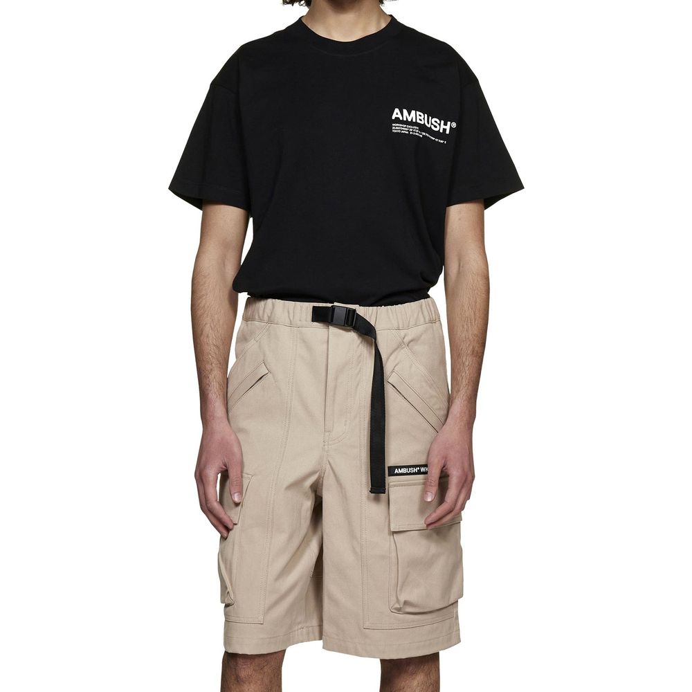 Ambush Beige Cotton Bermuda Shorts - BrandFit 88
