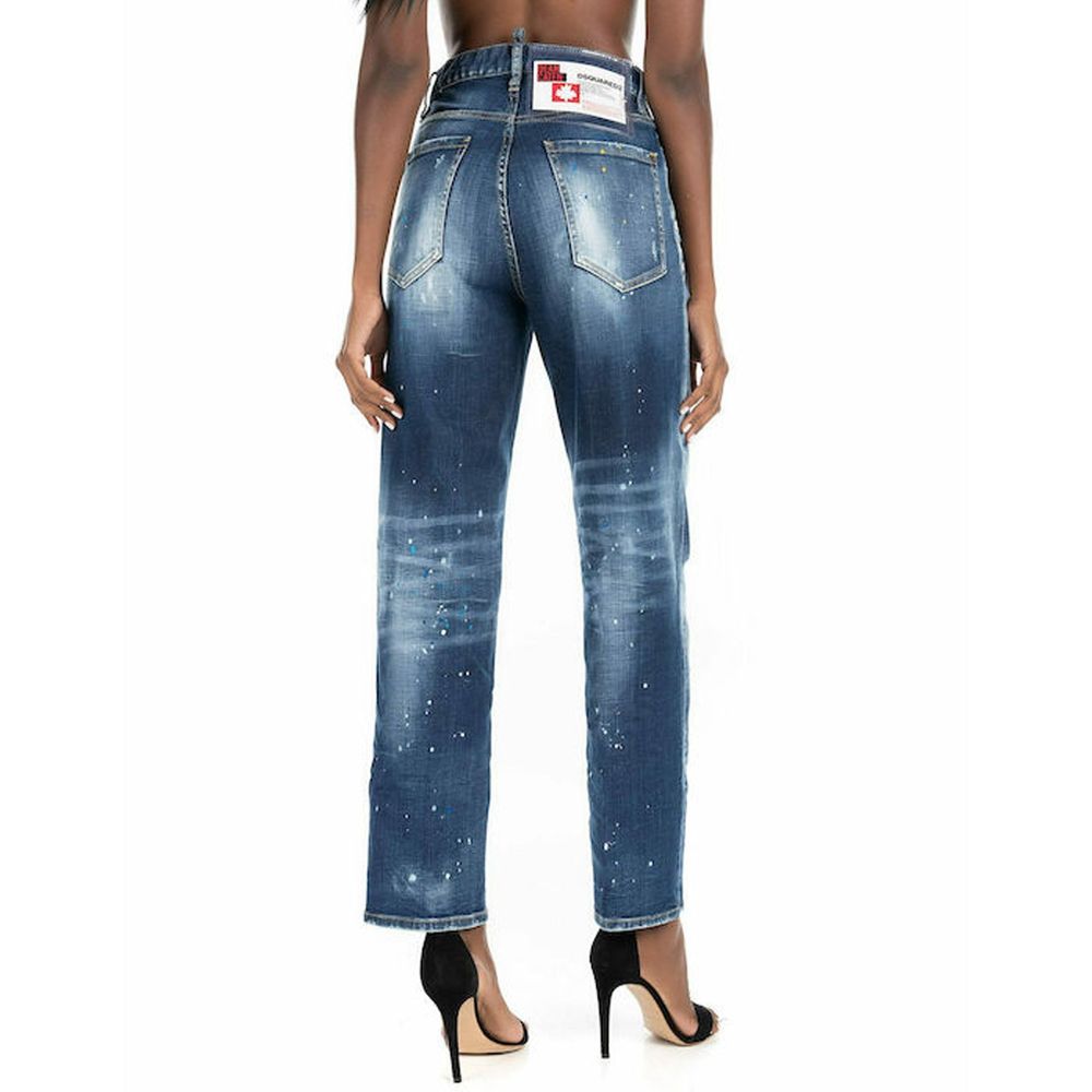 Dsquared² Blue Cotton Jeans Denim - BrandFit 88