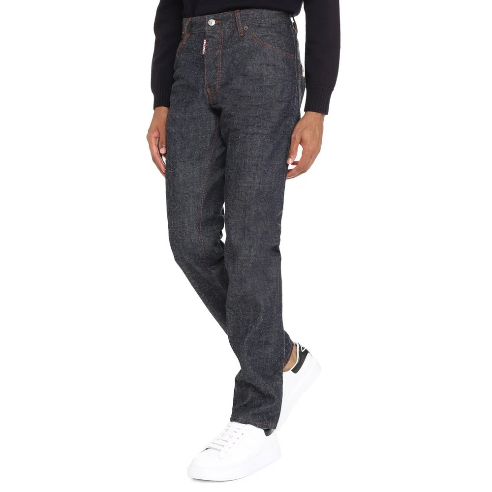 Dsquared² Blue Cotton Skinny Jeans - BrandFit 88
